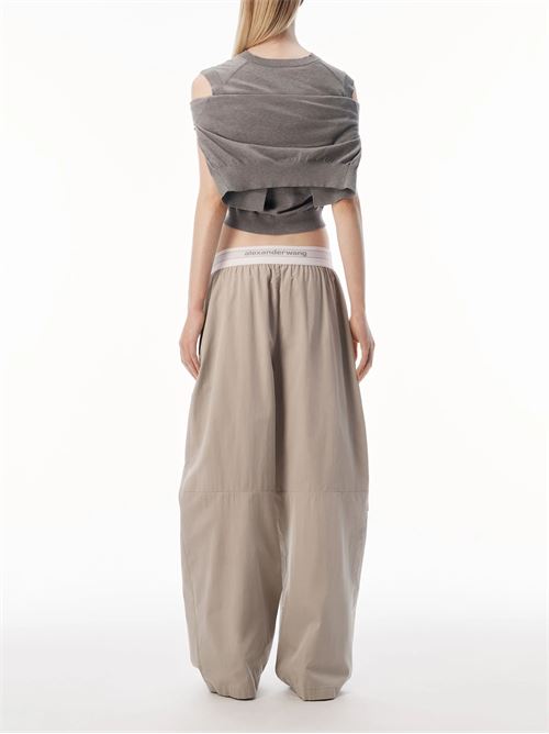 Pantalone con logo ALEXANDER WANG | 1WC3264062051
